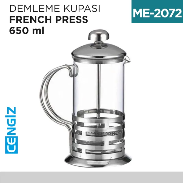 +FRENC PRES BİTKİ DEMLEME 600 ML(1185) (7324)