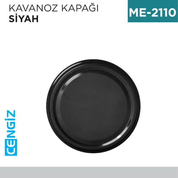 +CAM KAVANOZ KAPAĞI SİYAH