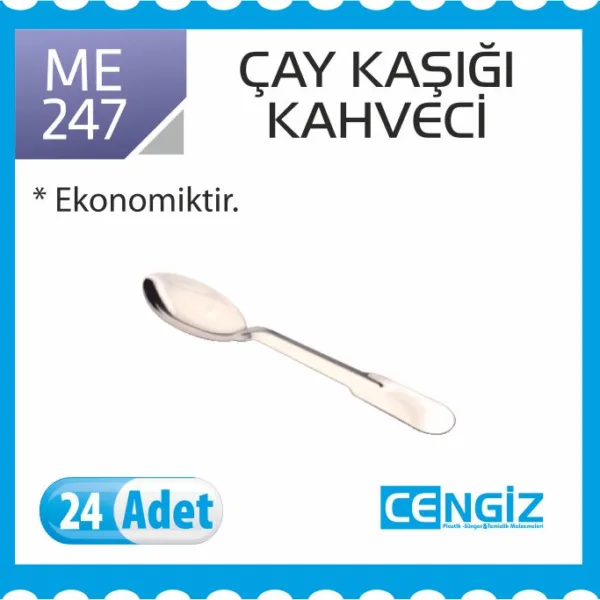 ÇAY KAŞIĞI KAHVECİ 12Lİ