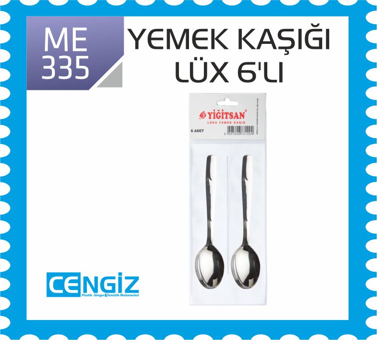 YEMEK KAŞIĞI LÜX 6 LI YEMEK KAŞIĞI LÜX 6 LI