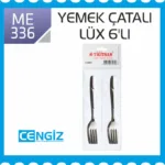 YEMEK ÇATALI LÜX 6 LI