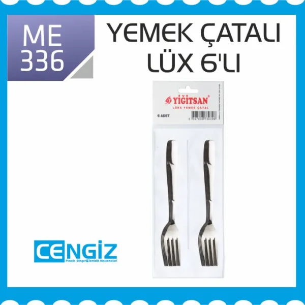 YEMEK ÇATALI LÜX 6 LI