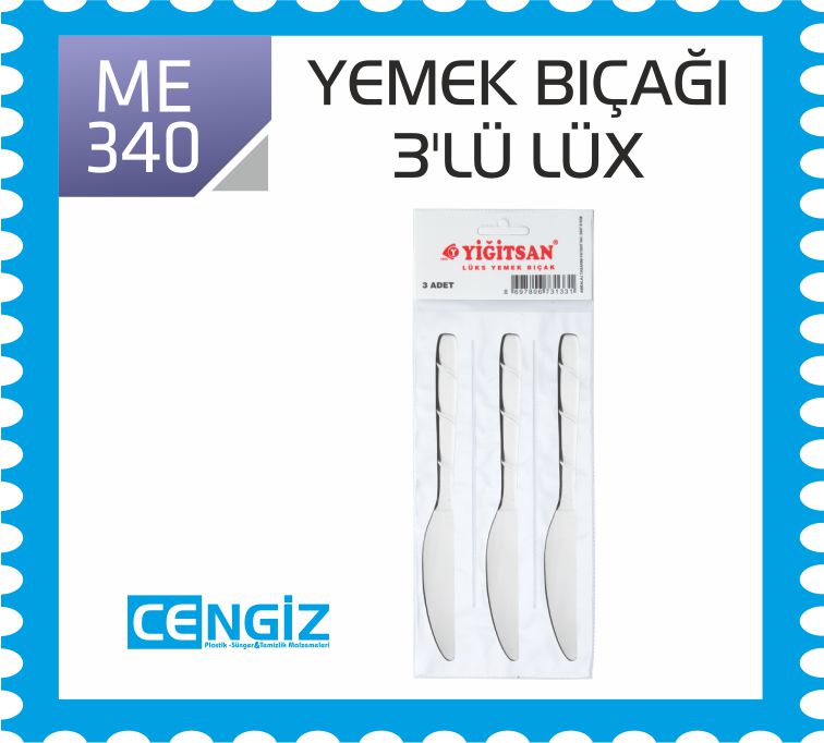 YEMEK BIÇAĞI 3 LÜ LÜX YEMEK BIÇAĞI 3 LÜ LÜX