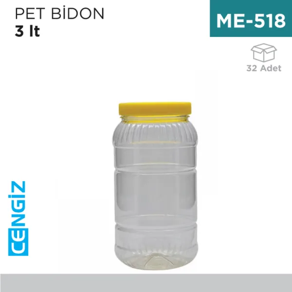 PET BİDON 3 LT (32Lİ)