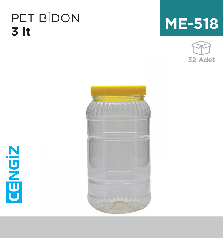 PET BİDON 3 LT (32Lİ) PET BİDON 3 LT (32Lİ)