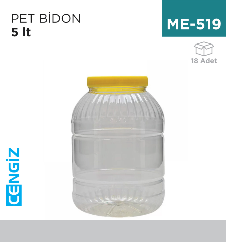 PET BİDON 5 LT (18Lİ) PET BİDON 5 LT (18Lİ)
