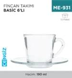 +FİNCAN TAKIMI BASİC 6 LI (97948)(96693)(96636)