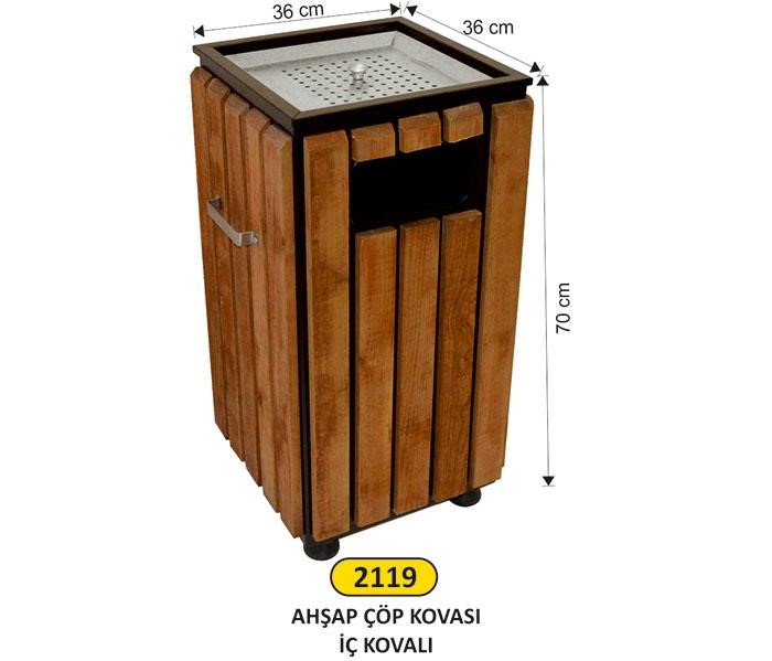 AHŞAP ÇÖP KOVASI DEKORATİF (2119) AHŞAP ÇÖP KOVASI DEKORATİF (2119)