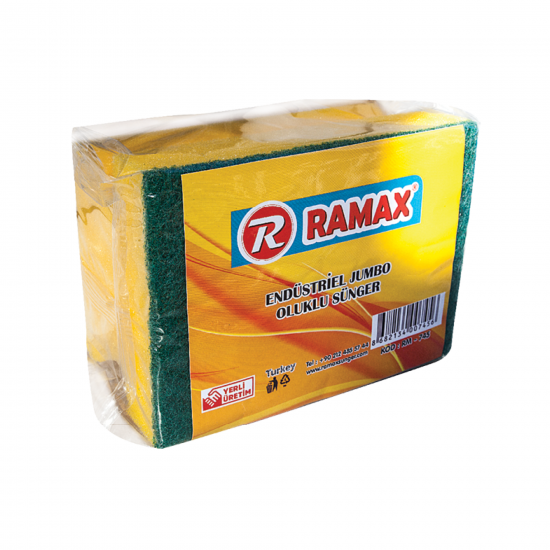ENDÜSTRİYEL OLUKLU SÜNGER JUMBO RAMAX ENDÜSTRİYEL OLUKLU SÜNGER JUMBO RAMAX