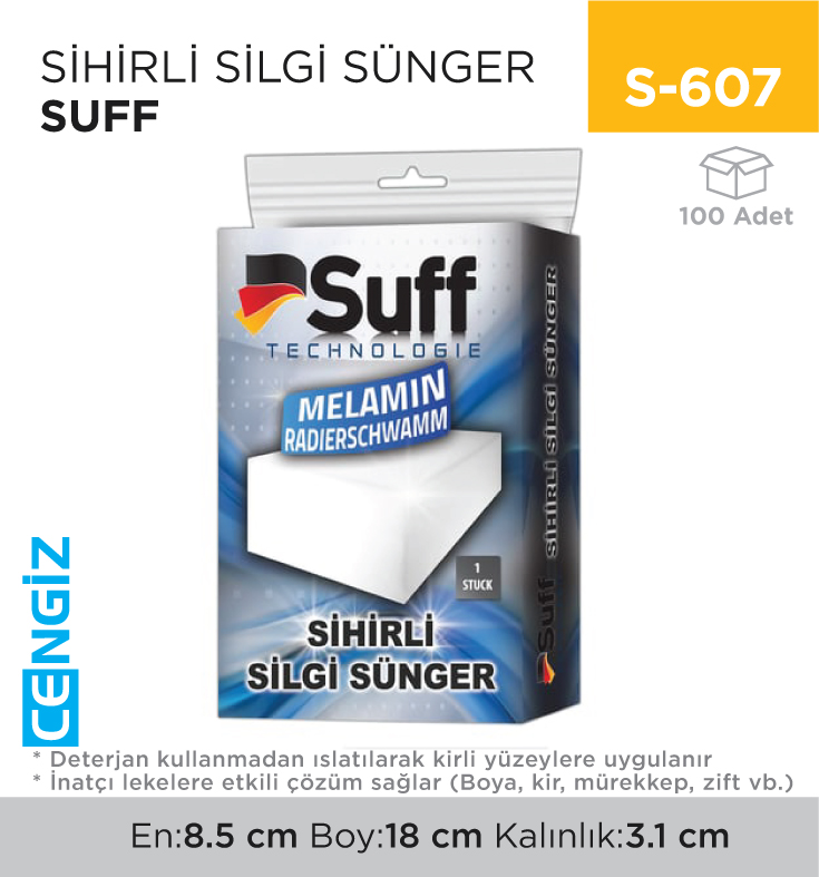 SİHİRLİ SİLGİ SÜNGER SUFF (MR01-1207)