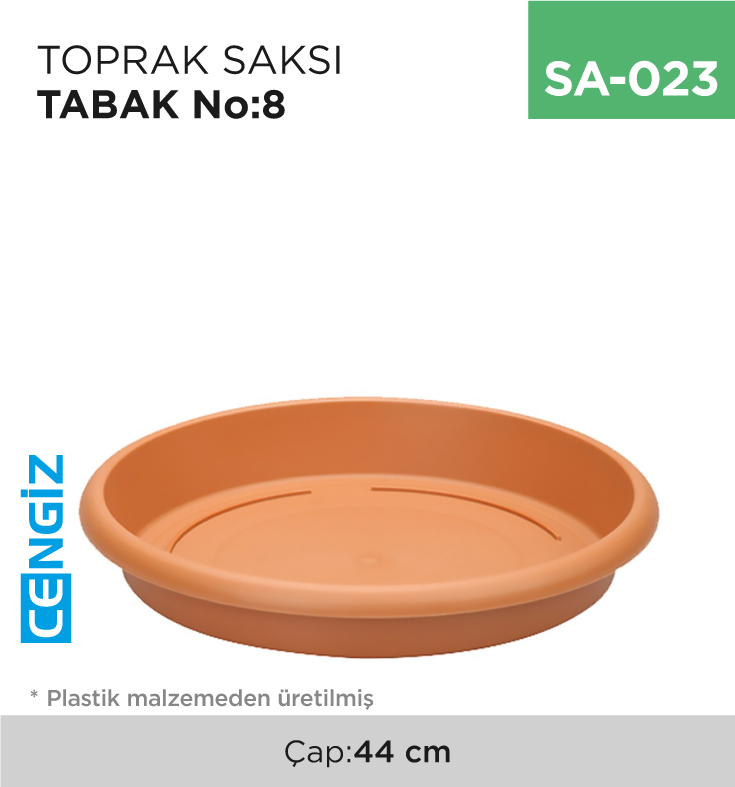+TOPRAK SAKSI TABAK NO:8 (ÇAP:44 CM) +TOPRAK SAKSI TABAK NO:8 (ÇAP:44 CM)