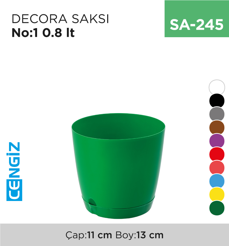 DECORA SAKSI NO:1 (0.8 LT) (5405) DECORA SAKSI NO:1 (0.8 LT) (5405)