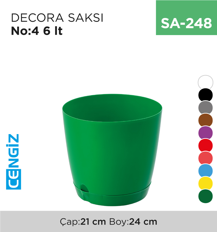 DECORA SAKSI NO:4 (6 LT) (5420) DECORA SAKSI NO:4 (6 LT) (5420)