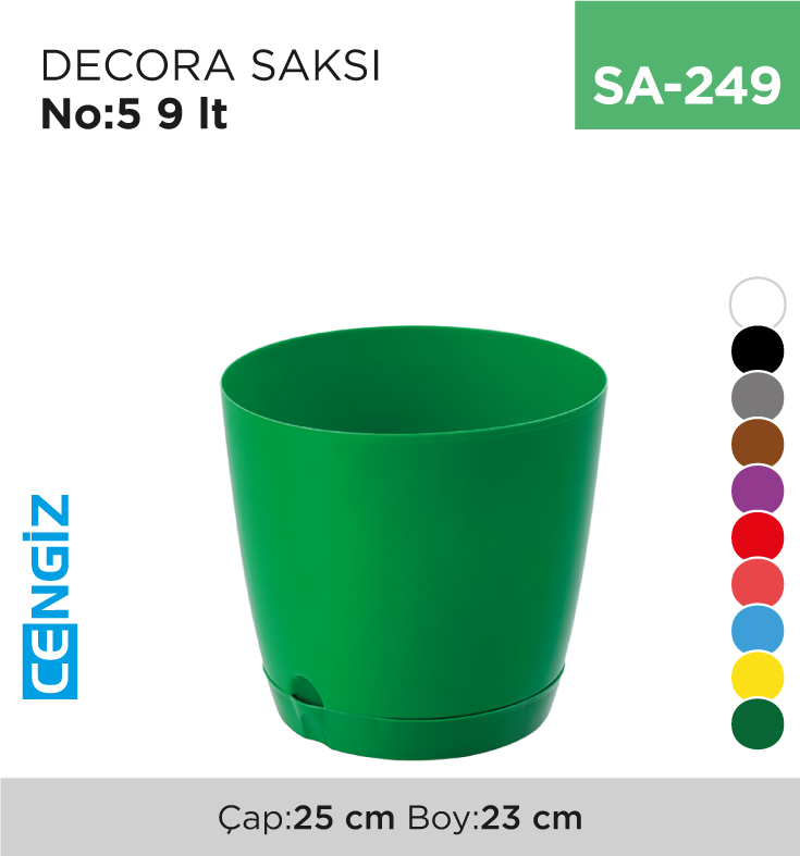DECORA SAKSI NO:5 (9 LT) (5425) DECORA SAKSI NO:5 (9 LT) (5425)