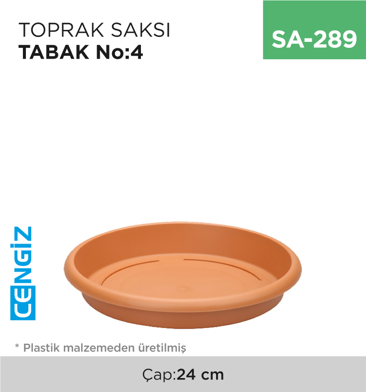 +TOPRAK SAKSI TABAK NO:4 (ÇAP:24 CM) +TOPRAK SAKSI TABAK NO:4 (ÇAP:24 CM)
