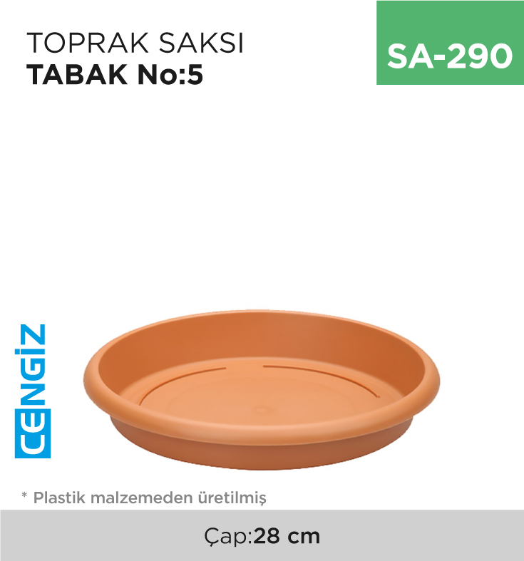 +TOPRAK SAKSI TABAK NO:5 (ÇAP:28 CM) +TOPRAK SAKSI TABAK NO:5 (ÇAP:28 CM)