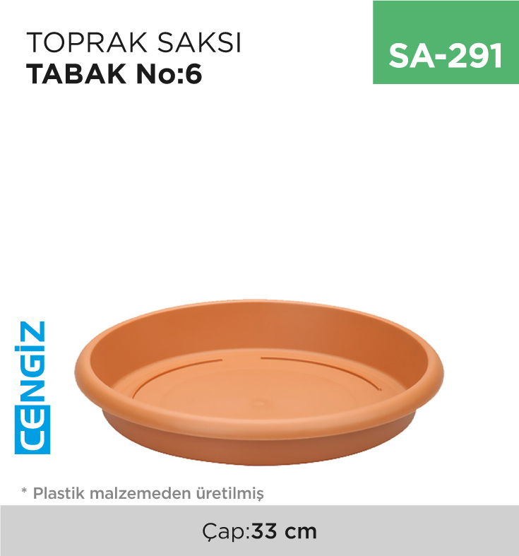 +TOPRAK SAKSI TABAK NO:6 (ÇAP:33 CM) +TOPRAK SAKSI TABAK NO:6 (ÇAP:33 CM)