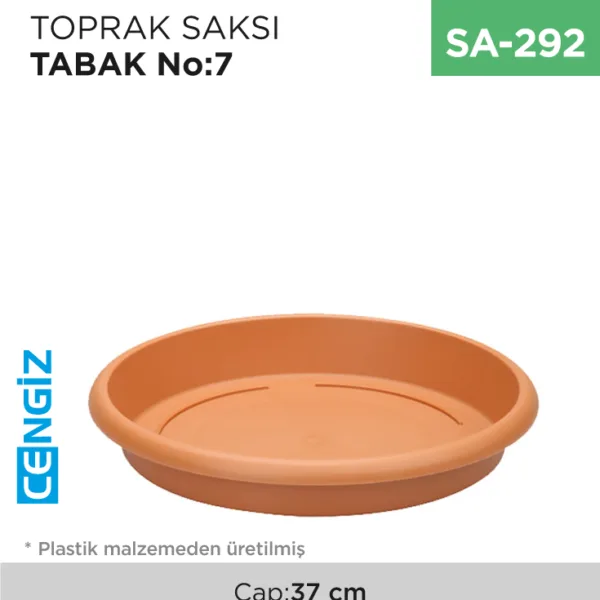 +TOPRAK SAKSI TABAK NO:7 (ÇAP:37 CM)