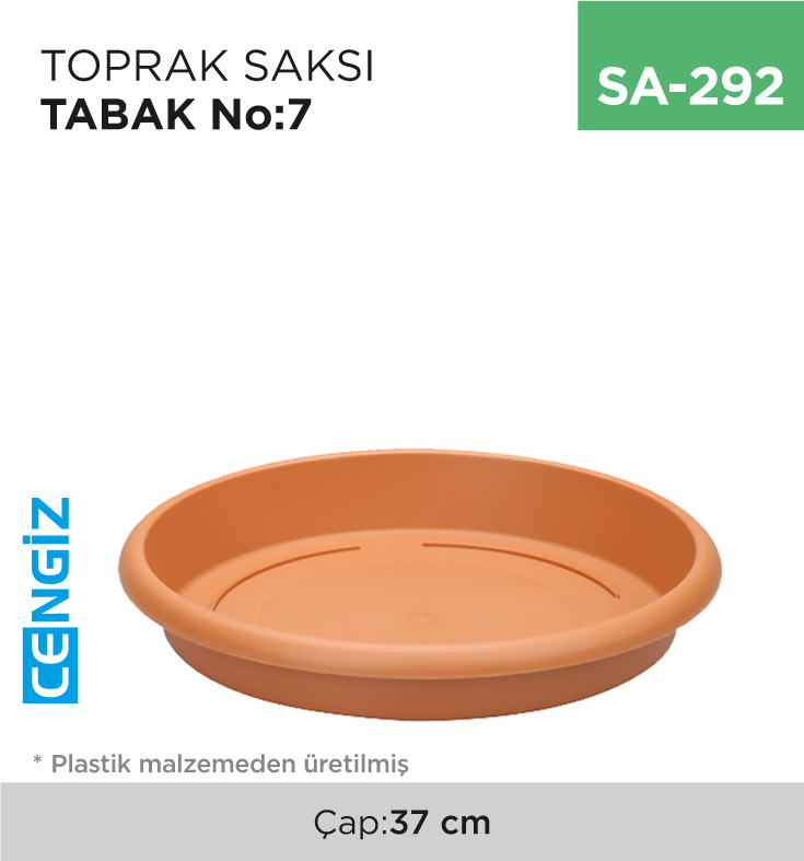 +TOPRAK SAKSI TABAK NO:7 (ÇAP:37 CM) +TOPRAK SAKSI TABAK NO:7 (ÇAP:37 CM)