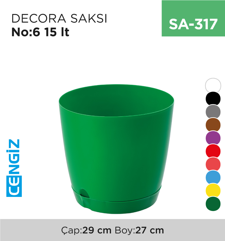 DECORA SAKSI NO:6 (15 LT) (5430) DECORA SAKSI NO:6 (15 LT) (5430)