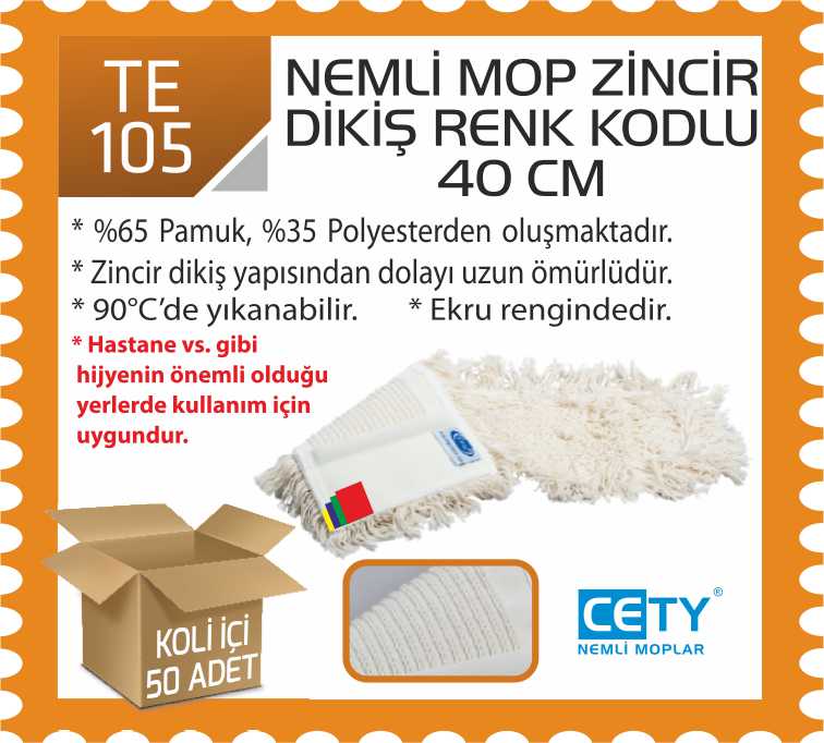NEMLİ MOP CETY ZİNCİRDİKİŞ RENK KODLU 40 CM