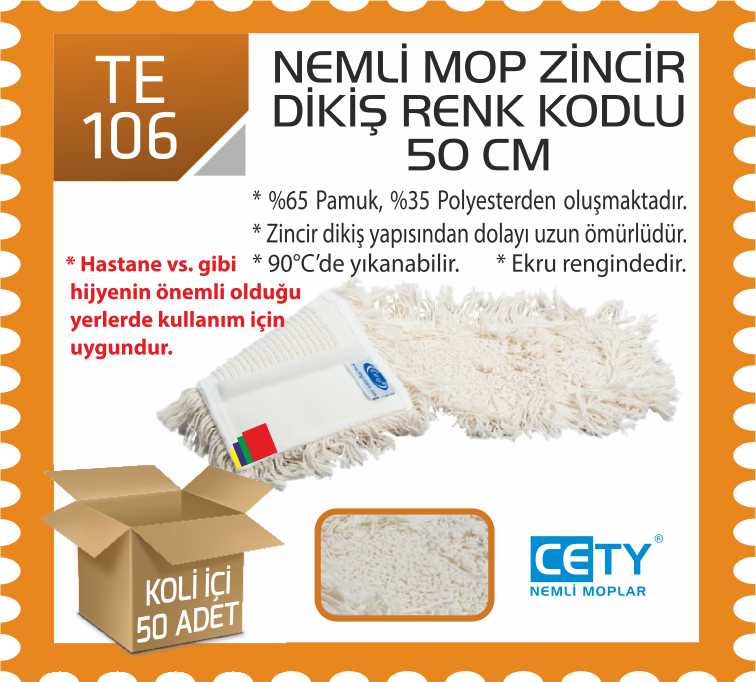 NEMLİ MOP CETY ZİNCİRDİKİŞ RENK KODLU 50 CM