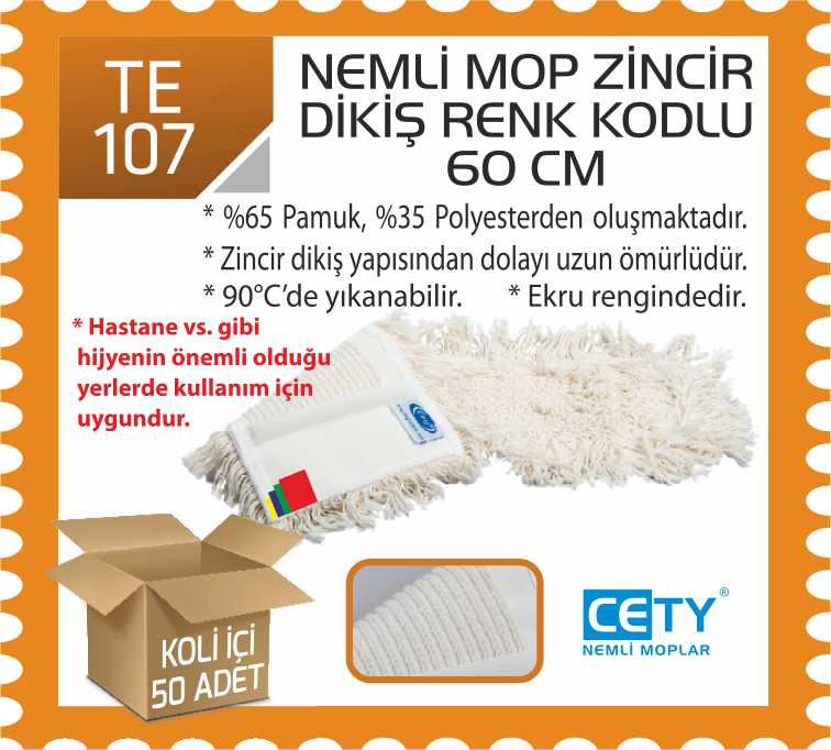 NEMLİ MOP CETY ZİNCİRDİKİŞ RENK KODLU 60 CM