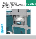 +HİJYEN TEPSİSİ KAPAKLI SEPERATÖRLÜ SÜZGEÇLİ
