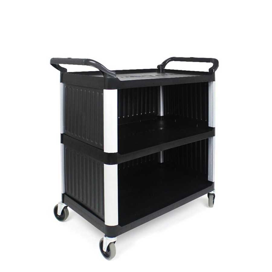 SERVİS ARABASI 2 KATLI KAPALI PLASTİK  (SASK-9)