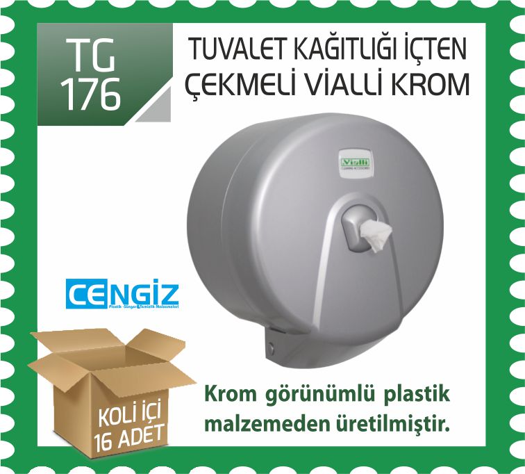 TUVALET KAĞITLIĞI İÇTEN ÇEKMELİ VİALLİ KROM(K5M) TUVALET KAĞITLIĞI İÇTEN ÇEKMELİ VİALLİ KROM(K5M)