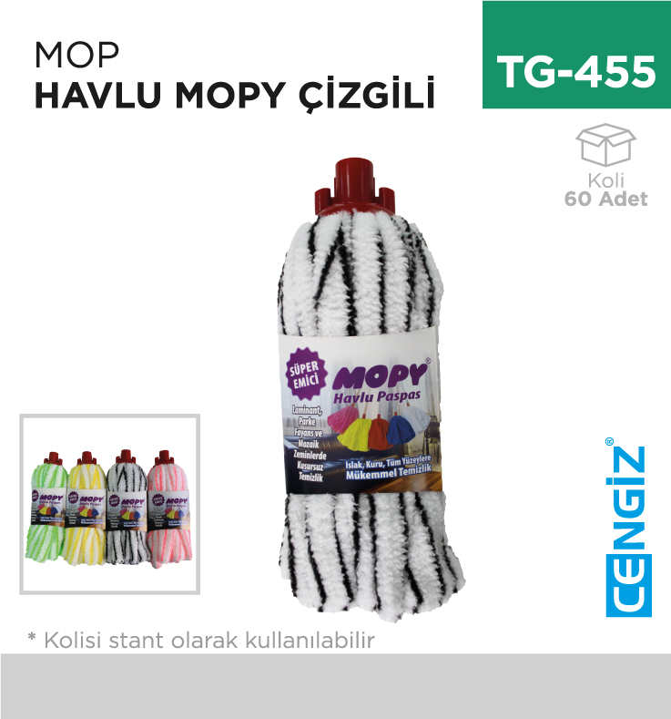 +MOP HAVLU MOPY ÇİZGİLİ