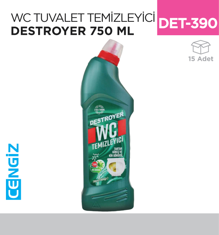 WC TUVALET TEMİZLEYİCİ  DESTROYER 750 ML