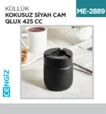 KÜLLÜK KOKUSUZ SİYAH CAM QLÜX 425 CC  (C-545)