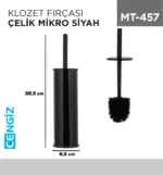 KLOZET FIRÇASI ÇELİK MİKRO SİYAH (831S)