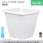 VİLLA KARE SAKSI NO:6 TABAKSIZ (110 LT) (VKS6)