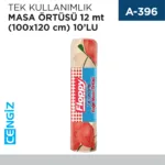 TEK KULLANIMLIK MASA ÖRTÜSÜ 12 MT (100*120) 10 LU