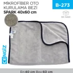 MİKROFİBER OTO KURULAMA BEZİ SPARK 40*60 (M2315)