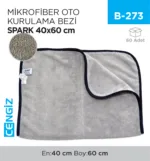 MİKROFİBER OTO KURULAMA BEZİ SPARK 40*60 (M2315)