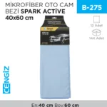 MİKROFİBER OTO CAM BEZİ SPARK ACTİVE 40*60 (MC5560)