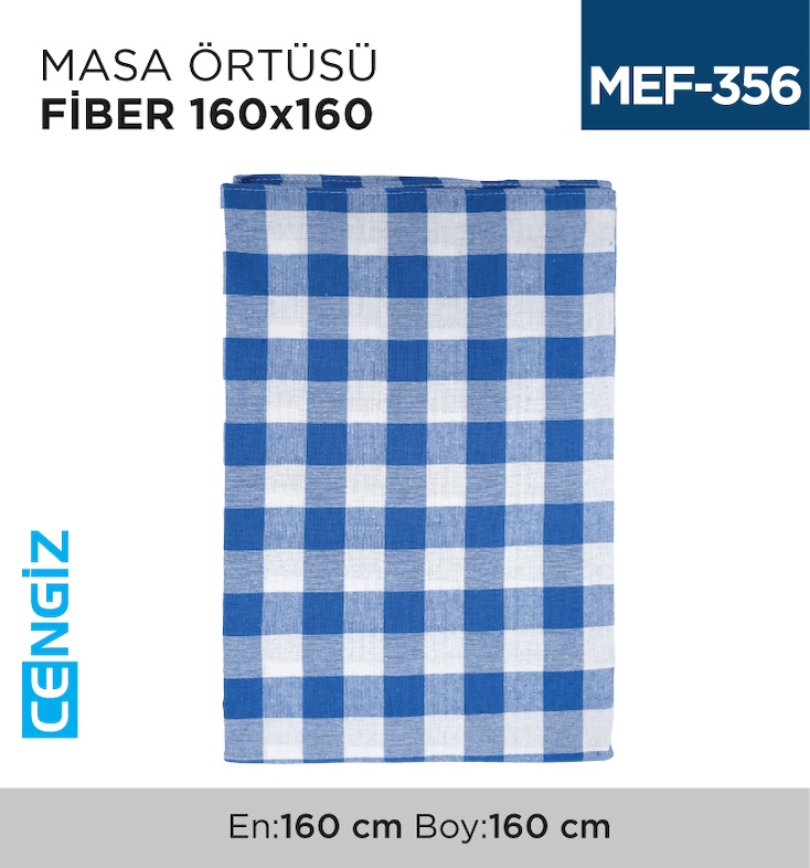 MASA ÖRTÜSÜ FİBER 160*160 CM