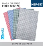MASA ÖRTÜSÜ KUMAŞ ZEFİR 170*170 CM