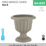 MİNİ NERGİS SAKSI NO:3 (MN03) (3