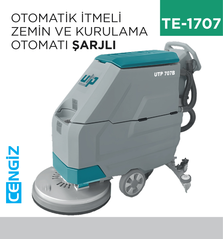OTOMATİK İTMELİ ZEMİN VE KURULAMA OTOMATI ŞARJLI (UTP707)