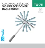 +ÇOK AMAÇLI SİLECEK 180 DERECE DÖNERBAŞLI KÜÇÜK (551)