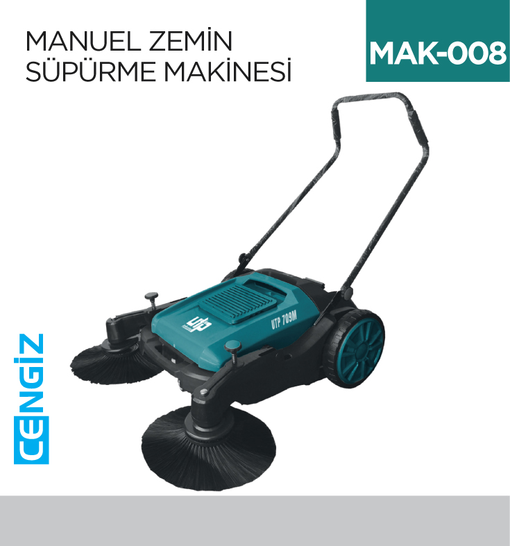 MANUEL ZEMİN SÜPÜRME MAKİNESI  (UTP709M)