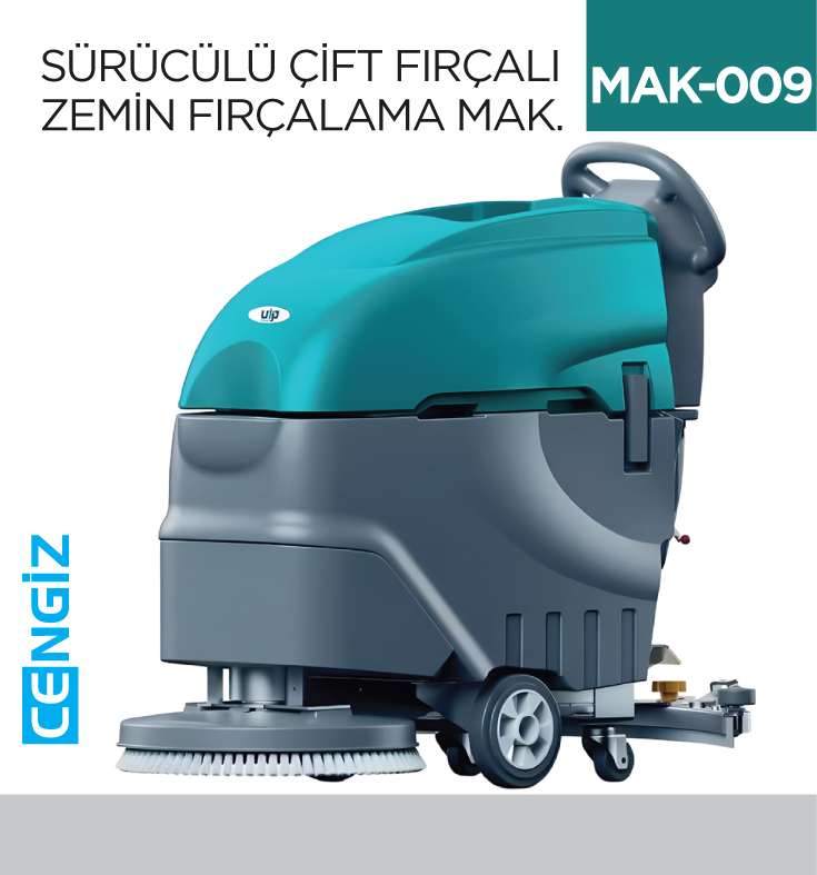 İTMELİ FIRÇALI ZEMİN FIRÇALAMA MAKİNESI  (UTP712)