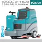 SÜRÜCÜLÜ ÇİFT FIRÇALI ZEMİN FIRÇALAMA MAKİNESI  (UTP714)