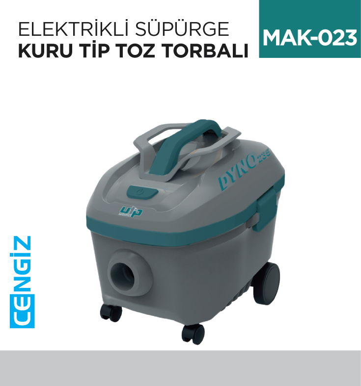 ELEKTRİKLİ SÜPÜRGE KURU TİP TOZ TORBALI (UTP720)
