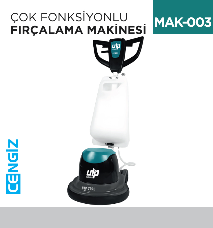 ÇOK FONKSİYONLU FIRÇALAMA MAKİNESI (UTP702E)