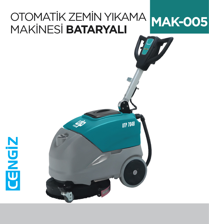 OTOMATİK ZEMİN YIKAMA MAK.BATARYALI (UTP704B)